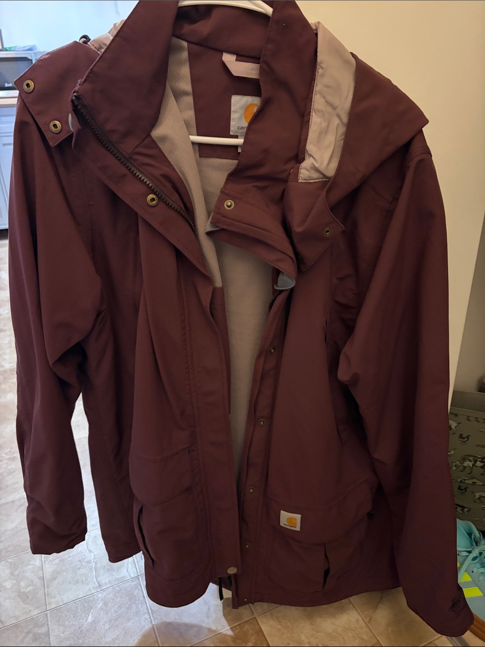 Carhartt Women's Maroon Shoreline jacket